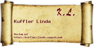 Kuffler Linda névjegykártya